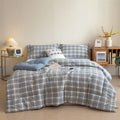 Axyaa Fluffy Warm Duvet Insert: Thick Autumn Winter Comforter Quilt for Bed