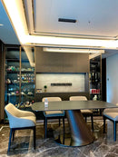 Axyaa Marble LED Chandelier: Modern Luxury Style Pendant Lamp for Dining Room, Kitchen, Bedroom