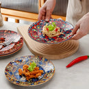 Axyaa Ceramic Steak Set: Large, Creative, Restaurant Plate Set