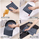 Axyaa Kitchen Towels: Absorbent Honeycomb Cleaning Cloth Set for Dishes, Tableware & Glass