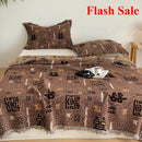 Axyaa Cotton Four-Layer Gauze Fringed Blanket Towel Quilt
