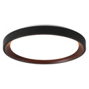 Axyaa Wooden Wind Ceiling Light in Walnut Color for Master Bedroom and Study