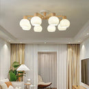 Axyaa Glass Pendant Light: Modern Nordic Style for Living Room, Bedroom, or Dining Area