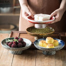 Axya High Foot Snack Plate Set for Creative Molecular Dining