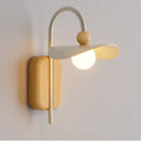 Axyaa Nordic Wood Wall Sconce for Living Room, Office, Restaurant - LED G9