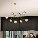 Axyaa Salon Chandelier Pendant Lights Ceiling Lamps for Dining Room Elegant Indoor Lighting