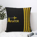 Axyaa Pilot Print Sofa Cushion Cover - Home Party Car Bed Decor