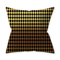 Axyaa Golden Black Pattern Decorative Cushion Cover 45*45CM for Home Sofa Car