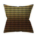Axyaa Golden Black Pattern Decorative Cushion Cover 45*45CM for Home Sofa Car