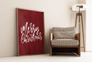 Axyaa Abstract Christmas Tree Wall Art for Modern Living Room Decor