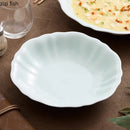 Axyaa Ceramic Deep Plate Set - Solid Color Tableware for Hotels and Home