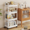 Axyaa Rolling Trolley Clothes Storage Locker with Wheels - Small Laundry Organizer