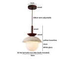 Axyaa Terrazzo Nordic LED Pendant Lamp for Living Room Bedside, Retro Adjustable Gold/Copper Lighting