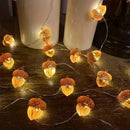 Axyaa Acorn Light String: Luminous Fruit Outdoor Camping and Thanksgiving Decor
