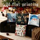 Christmas-themed Cushion Covers by Axyaa - Perfect for Sofa, Bedroom, Car Decor