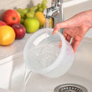 Axyaa 1100ml Clear Plastic Food Container Leak-proof Lunch Box