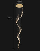 Axyaa LED Pendant Light Chandeliers for Modern Home Decor & Indoor Lighting