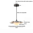 Axyaa LED Glass Ball Pendant Lamp - Modern Nordic Hanging Light