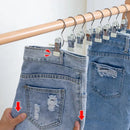 Axyaa Stainless Steel Clothespins Laundry Clothes Pegs Hanging Clips Organizer Hanger