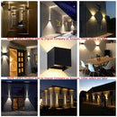 Axyaa Waterproof Outdoor LED Wall Light for Home Decor