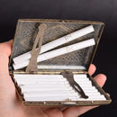 Axya Copper Knurled Cigarette Case, Ultra-thin Portable Smoking Set - Men's Gift