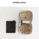 Axyaa Cylinder Makeup Bag with Inner Pocket - Waterproof Travel Cosmetic Pouch