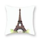 Axyaa World Buildings Printed Cushion Covers