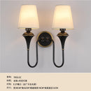Axyaa Copper Glass LED Wall Lamp - Luxury Minimalist Black/Gold Lustre Sconces for Living Room