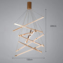 Axyaa Stainless Steel Ceiling Chandelier LED Pendant Light for Nordic Home Decor
