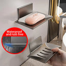 Axyaa Wall-Mounted Bathroom Soap Box and Storage Rack for Organized Bathroom Storage