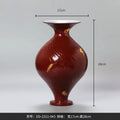Axyaa Handmade Ceramic Vase Ginger Jar - Decorative Flower Pot for Home Accessories