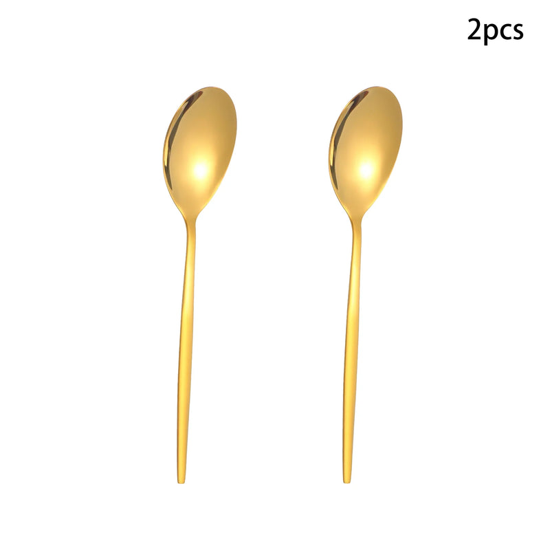 Axyaa Stainless Steel Tableware Set for Hotels, Restaurants, Parties, and Buffets