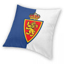 Axyaa Decorative Shield Pillowcase - Creative Zip Throw Cushion Cover for Room