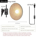 Axyaa Retro Wall Lamp: Wabi Sabi Round Sconce for Bedside, Corridor, Kitchen Decor