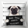Axyaa Dog Cushion Cover 45x45cm Polyester Decorative Pillow Case Home Decor