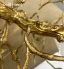 Axyaa Tree Branches Gold Ceiling Light - Modern Crystal Flush Mount