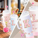Axyaa Cup Accessories Set: 12PCS for 30oz 40oz Stanley Cup, Straw Cover, Handle Strap, Boot Chain