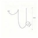 Axyaa LED Belt Chandelier for Dining and Bar Decor