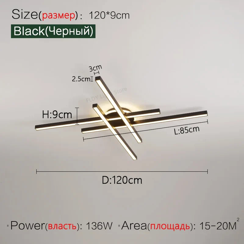 Nordic LED Ceiling Chandelier for Living Room Dining Bedroom - Axyaa