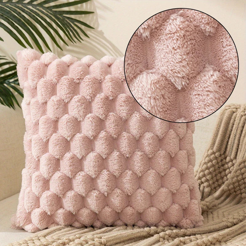 Knit Decorative Pillow Covers for Modern Living Room Sofa - Axyaa