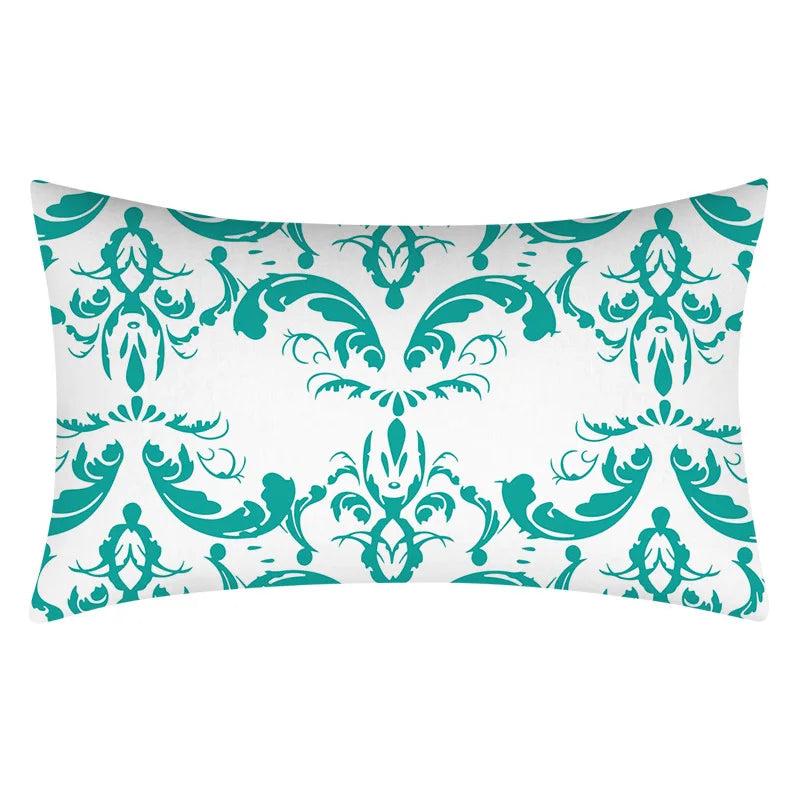 Axyaa Geometric Cushion Cover 30x50 Polyester Pillowcase for Home Decor