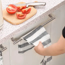 Axyaa Stainless Steel Towel Rack Wall Mounted Bathroom Kitchen Organizer Shelf