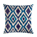 Axyaa Geometric Abstract Linen Pillowcase for Home Decor
