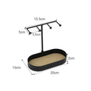 Axyaa Beige Iron Hook Tray Tableware Home & Kitchen Organizer Tray