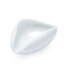 Axyaa White Ceramic Coffee Bean Tea Set with Trays, Spoon, and Separator