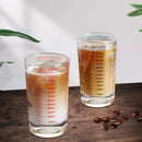 Axyaa Glass Measuring Espresso Cup Set for Coffee Extraction Mug