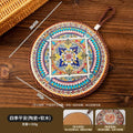 Axyaa Non-slip Plate Mat: Retro Heat Resistant Enamel Casserole & Pot Insulation