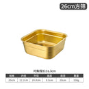 Axyaa Stainless Steel Mixing Bowl Strainer Colander Vegetable Washing Basin