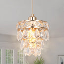 Axyaa Crystal LED Pendant Light for Indoor Home Decor Ceiling Lighting Fixtures