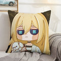 Axyaa Anime Bed Pillow Case 45x45 Decorative Cushion Cover Home Sofa Decor